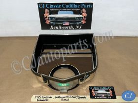 OEM 1974 1975 1976 Cadillac Deville Fleetwood Calais 1974 1975 1976 1977 1978 Eldorado DASH INSTRUMENT CLUSTER SPEEDOMETER WOODGRAIN BEZEL TRIM #160254